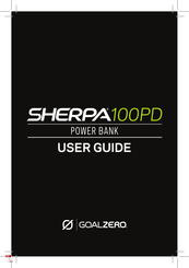 Goalzero Sherpa 100PD Guia Del Usuario