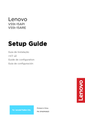 Lenovo V55t-15ARE Guía De Configuración