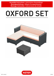 Keter OXFORD SET Instrucciones De Armado