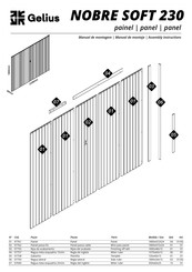 Gelius NOBRE SOFT 230 Manual De Montaje