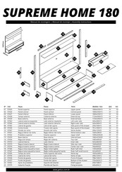 Gelius SUPREME HOME 180 Manual De Montagem