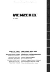 Menzer VC 760 Traducción Del Manual Original