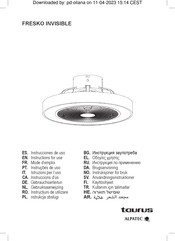 Taurus Alpatec FRESKO INVISIBLE Instrucciones De Uso