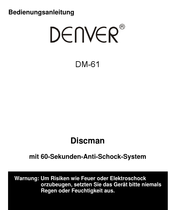 Denver DM-61 Instrucciones De Uso