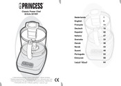 Princess 221001 Manual De Instrucciones