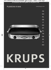 Krups K1846 Manual De Instrucciones