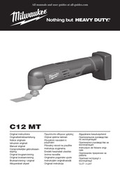 Milwaukee C12 MT Manual Original