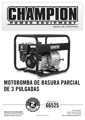 Champion 66525 Manual Del Propietário