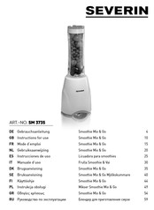 SEVERIN SM 3735 Instrucciones De Uso