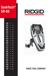 RIDGID SeekTech SR-60 Manual De Instrucciones