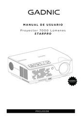 Gadnic STARPRO PROJ0038 Manual De Usuario