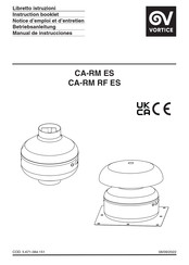 Vortice CA-RM RF ES Serie Manual De Instrucciones