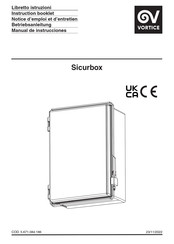 Vortice Sicurbox Manual De Instrucciones