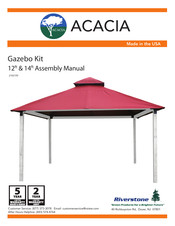 Riverstone Acacia Gazebo Kit 14 Instrucciones De Montaje