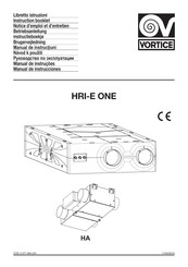 Vortice HRI-E ONE Manual De Instrucciones