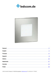 ledscom LC-EL-093-WW Instrucciones De Montaje