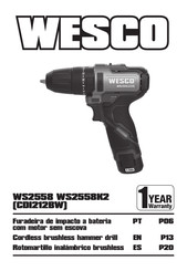 Wesco CDI212BW Manual Del Usuario