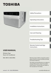 Toshiba RAC-WK1513ESCWRU Manual Del Usuario