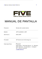 Five APT12LCD800S-UART Manual