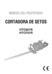 GardenCare HTO601R Manual Del Propietário