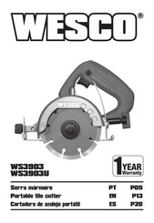 Wesco WS3903 Manual Del Usuario