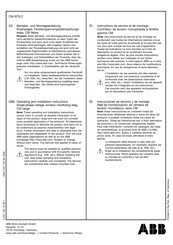 ABB CM-EFS.2 Instrucciones De Servicio Y De Montaje