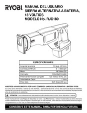 Ryobi RJC180 Manual Del Usuario