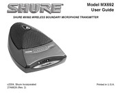 Shure MX692 Guia Del Usuario