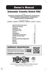 Tripp-Lite PDUMNH30AT2 Manual Del Propietário