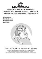 Maruyama MIP2524 Manual Del Propietario U Operador