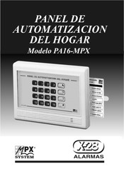 X-28 ALARMAS PA16-MPX Manual De Instrucciones