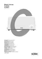 SOLAC Blank Canvas TL5416 Instrucciones De Uso