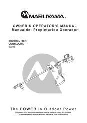Maruyama BC230 Manual Del Propietario U Operador