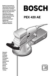 Bosch PEX 420 AE Instrucciones De Servicio