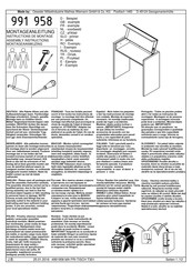 Oeseder Möbelindustrie 991 958 Instrucciones De Montaje