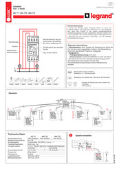 LEGRAND LEXIC 047 71 Manual