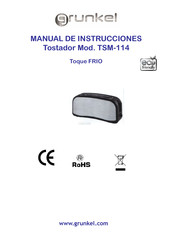 Grunkel TSM-114 Manual De Instrucciones