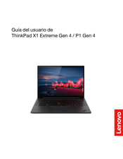 Lenovo ThinkPad P1 Gen 2 Guia Del Usuario