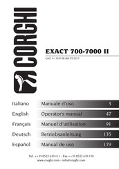 Corghi 4-116414B Manual De Uso