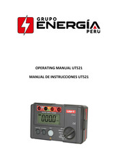 UNI-T UT521 Manual De Instrucciones