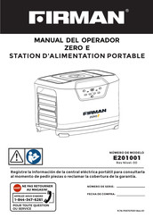 Firman ZERO E Manual Del Operador