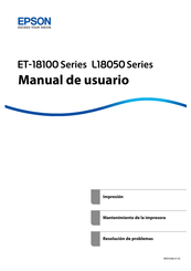 Epson L18050 Manual Del Usuario