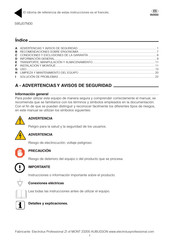 Electrolux Professional 595J07N00 Manual De Instrucciones