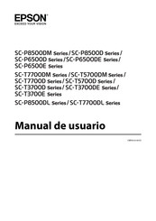 Epson SC-T7700D Serie Manual De Usuario