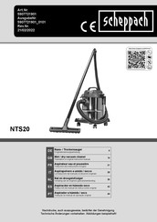 Scheppach NTS20 Traduccion Del Manual De Instrucciones Originales