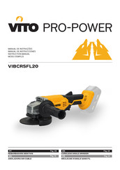 VITO PRO-POWER VIBCRSFL20 Manual De Instrucciones