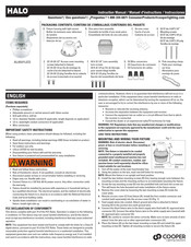 Cooper Lighting Solutions HALO AL6501LED Manual De Instrucciones