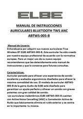 ELBE ABTWS-005-B Manual De Instrucciones