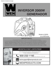 Wen 56200i Manual Del Usuario