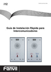 Fanvil i12 Guía De Instalación Rápida